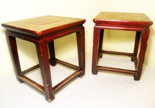 Antique Chinese Ming Benches/End Tables (2818), Circa 1800-1849