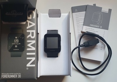 Garmin Forerunner 30 GPS Running Watch, One Size - Slate Gray (offers welcome)