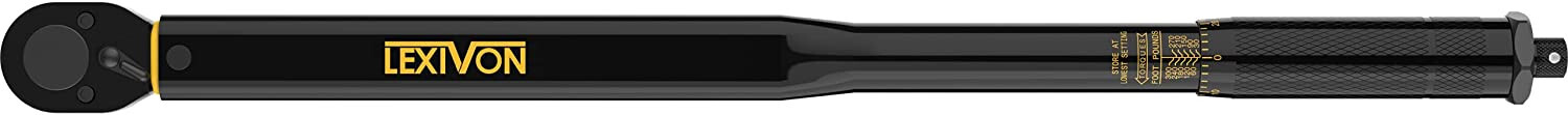 LEXIVON 3/4-Inch Drive Click Torque Wrench 30~300 Ft-Lb / 40.7~406.8 Nm (LX-185)