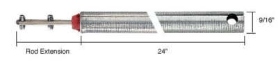 CRL 24'' Tubular Spiral Tilt Window Balance Red Bushing - FH2420