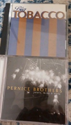LOT OF 2 CDS THE PERNICE BROTHERS YOURS MINE OURS + BIG TOBACCO JOE PERNICE