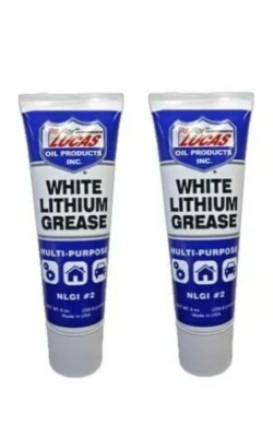 Lucas Oil 10533 Multi Purpose White Lithium Grease 8oz - 2 Pack