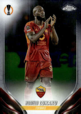 ROMELU LUKAKU 2023-24 Topps Chrome UEFA Club Competitions Base #32 Soc ID:109748