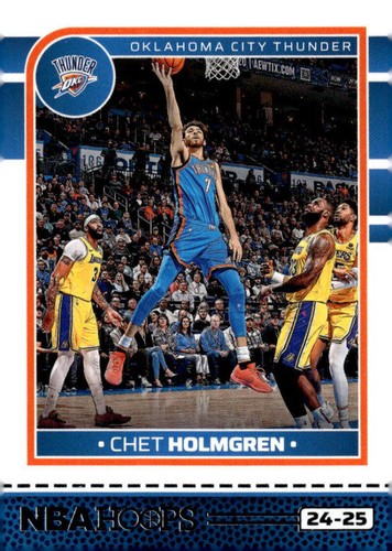スポーツ選手 Chet Holmgren /25 RC AUTO 2024-25 Panini Nba Hoops - Rookie Remembrance Chet Holmgren