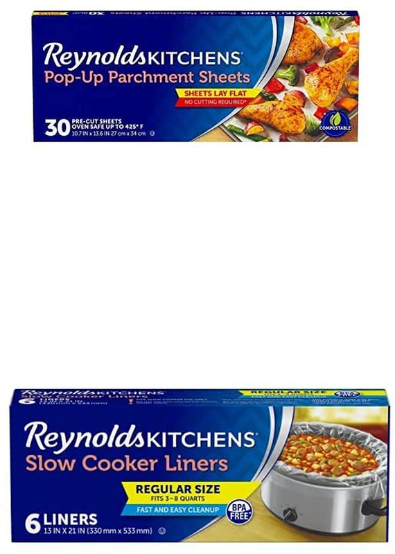 Kitchens Slow Cooker Liners, Regular (Fits 3-8 Quarts), 6 Count