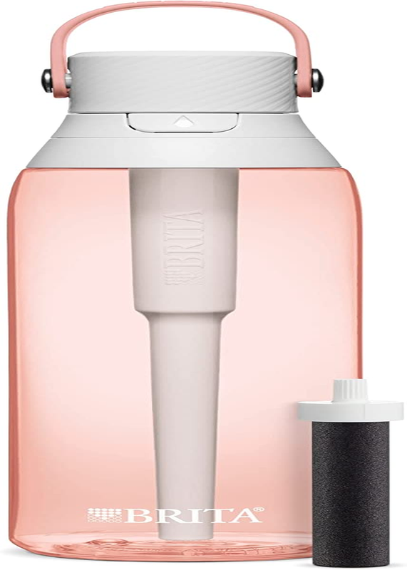 With Straw, Reusable, Bpa Free Plastic, Blush, 26