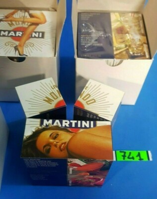 741-RARO RICETTARIO COCKTAIL "LIVE MONDO MARTINI" CUBO PUBBL ANNI '80