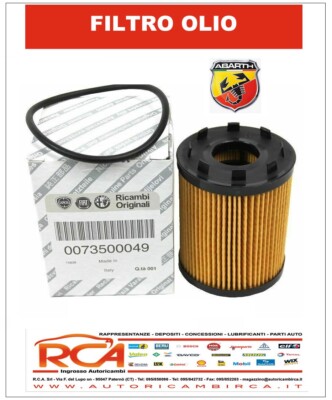 FILTRO OLIO PER FIAT 500 1.4 ABARTH COD. 73500049 6000633302 ORIGINALE FIAT