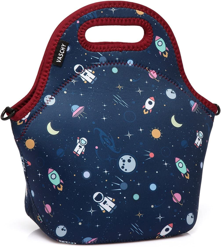 Bag For Kids, Neoprene Insulated Lunch Tote With Detachable 