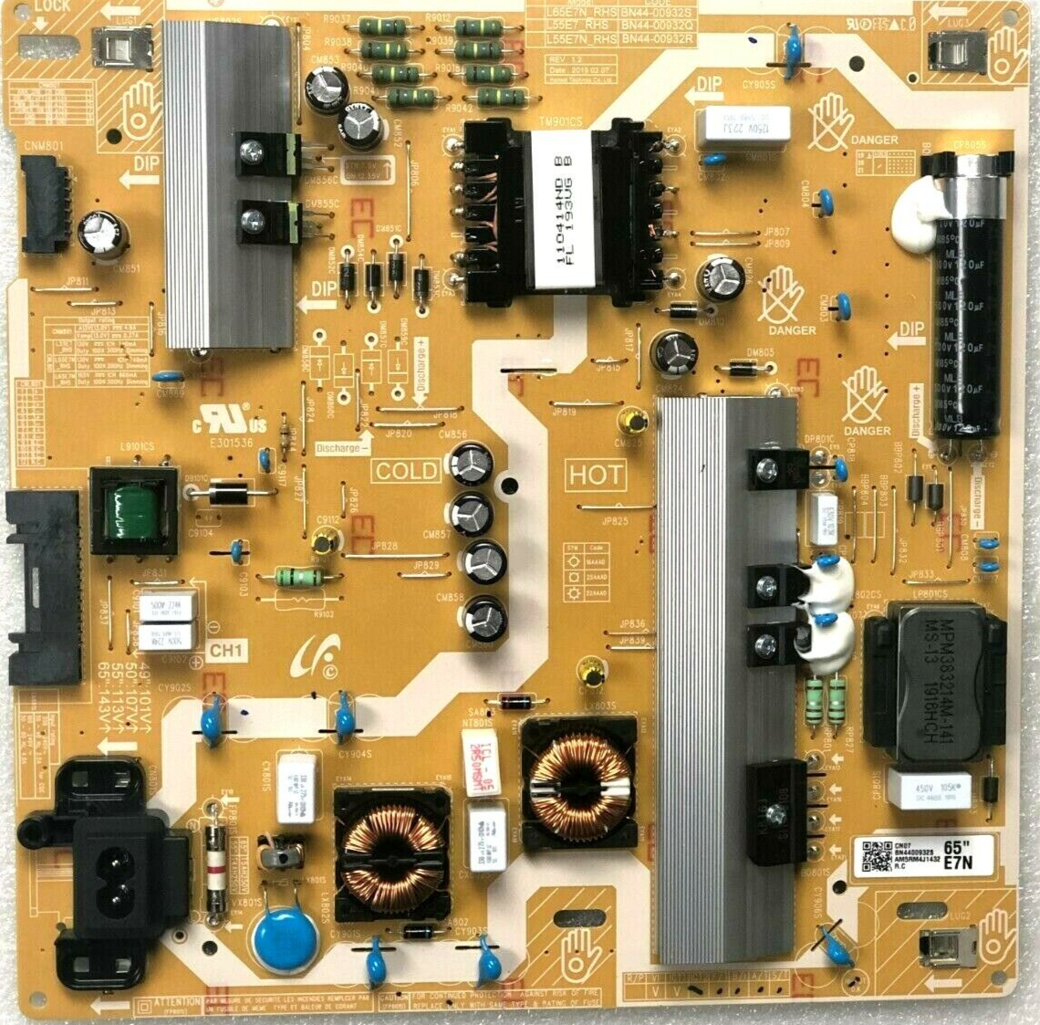 【 ユニページです 】 Samsung BN44-00874A Power Supply / LED Board