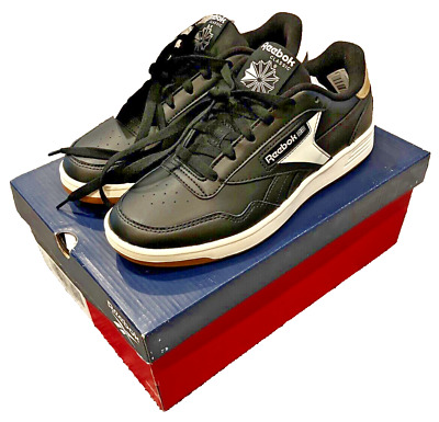 Reebok Classic Club MEMT Women's Sneakers - Black/Chalk/Gold Sz 9