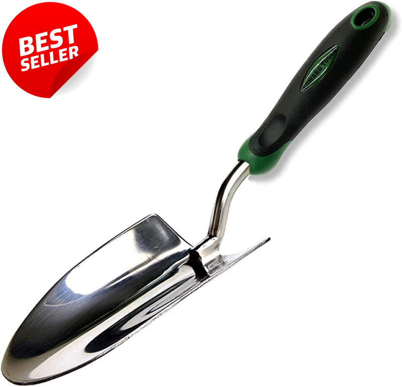 Heavy Duty Stainless Steel Garden Trowel Rust Resistant Comfort Grip - US
