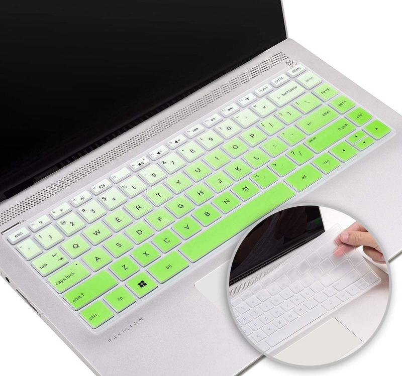 Keyboard Cover Skin for 2021 2020 New HP Stream 14-Ds 14-Dg Series, HP Pavilion