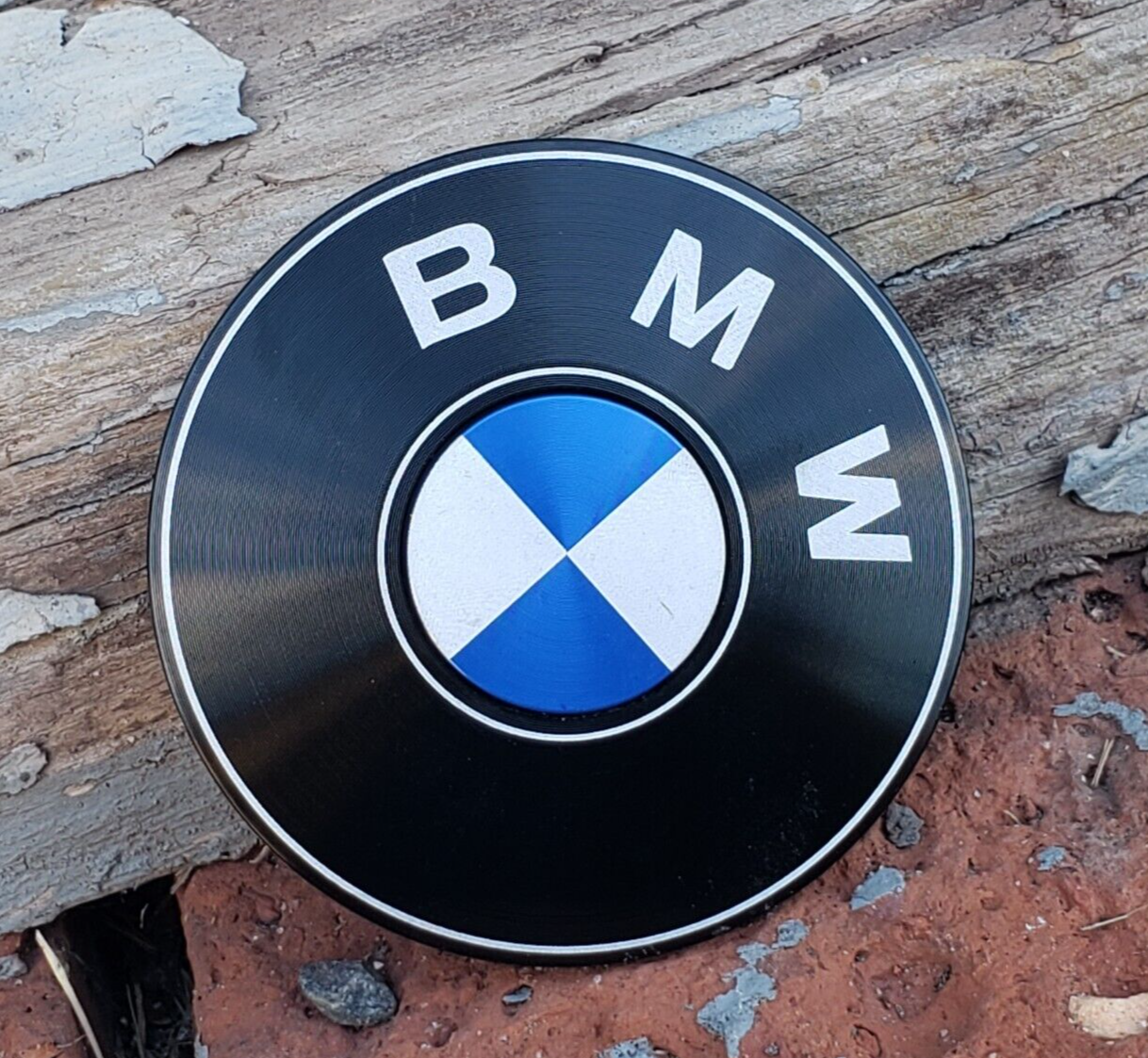 Black White Very Cool Metal Fidget Spinner Toy Boys Girls Kids Adults ADHD Focus