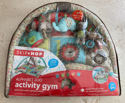 Skip Hop Baby Play Gym Alphabet Zoo Grey 307300 eBay