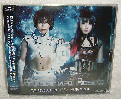 T.M.Revolution X Nana Mizuki Preserved Roses Taiwan CD+Card