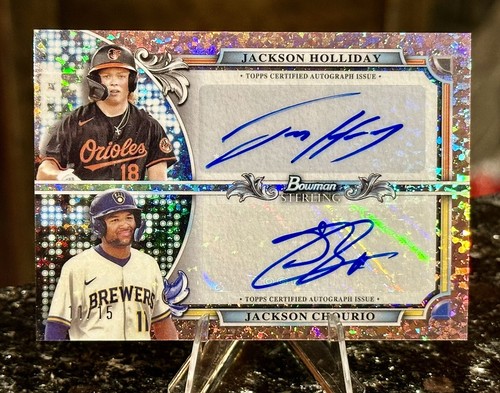 Jackson Holliday ジャクソン ホリデイ Bowman サイン Jackson Holliday Signed Refractor 1st Bowman Chrome Card