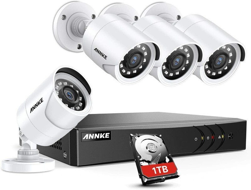 5-in-1 1080p Lite H.264+ Wired Dvr With 1