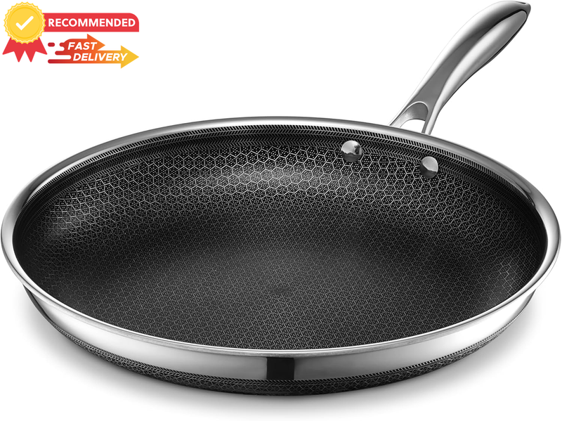 30cm Hybrid Nonstick Frying Pan, Stay-Cool Handle, Oven-Safe, Induction Ready