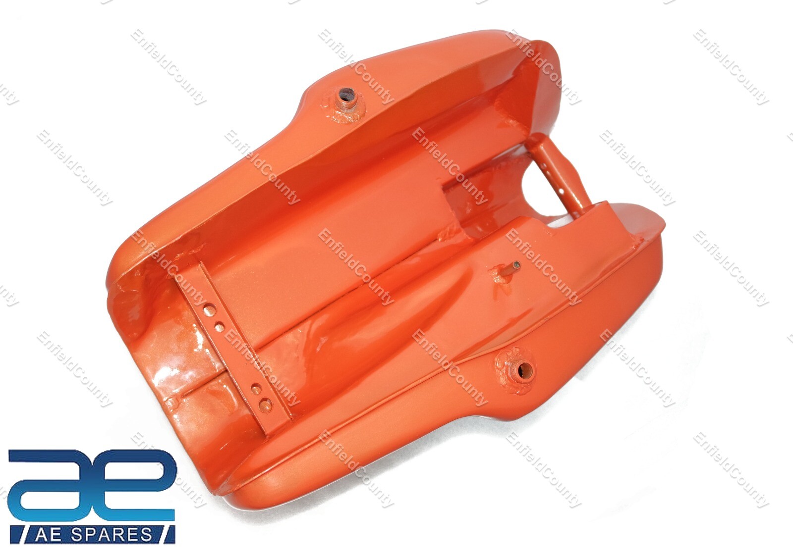 For BMW R100 Rt Rs R90 R80 R75 Orange & Silver Petrol Fuel Gas Tank Steel 