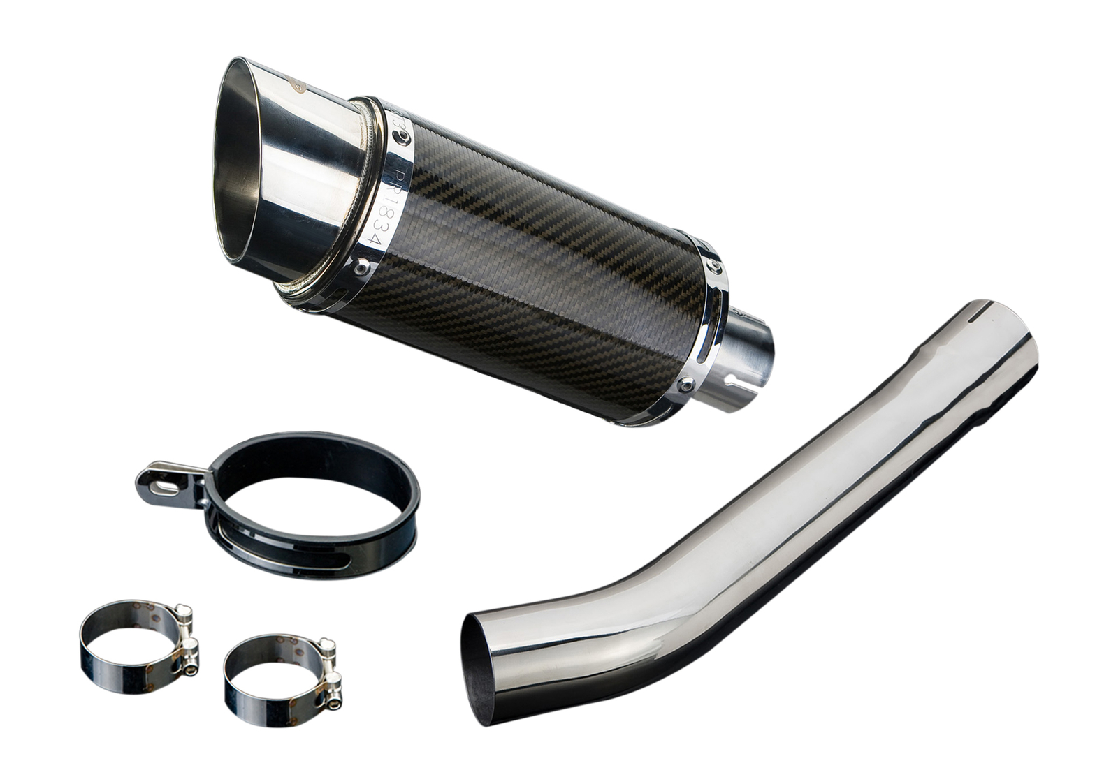 Yamaha YZF-R6 YZF-R6S Mini 8 Stainless Round Muffler ...
