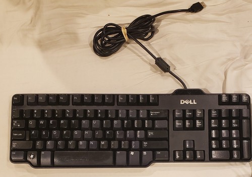 Dell SK-8115 ODJ331 Black Ergonomic 104 Keys USB-Wired Keyboard (Free Shipping)