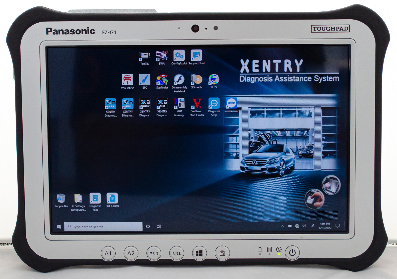 Panasonic ToughPad FZ-G1 i5 + DAS XENTRY Tablet 09.2022 for MB Star C4 Monaco Panasonic ToughPad FZ-G1 i5 + DAS XENTRY Tablet 09.2022 for MB Star C4 Monaco