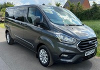 2022 Ford Transit Custom Limited 170PS Auto Double Cab DC Grey LWB L2 Crew Van