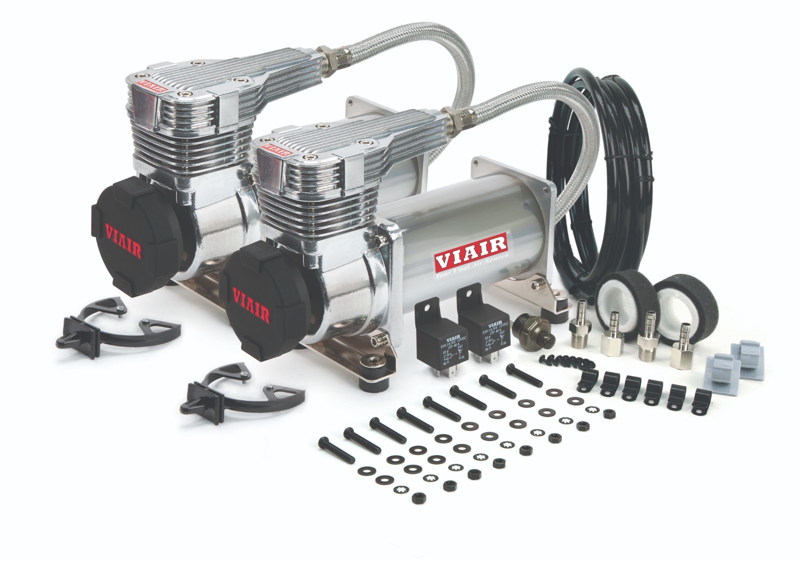 Viair Dual 425c Platinum Truck Mount Air Compressors For Train Horns