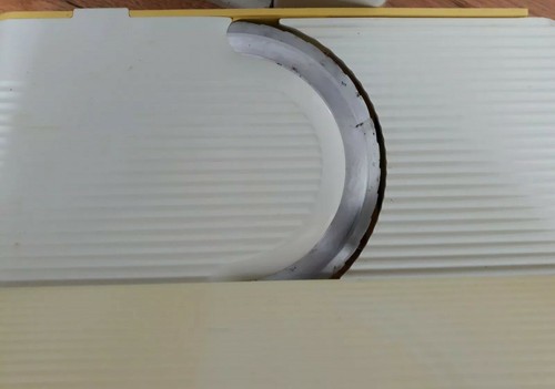 Vintage GE General Electric Food Slicer Yellow Plastic Metal Blade Model B1-SL10