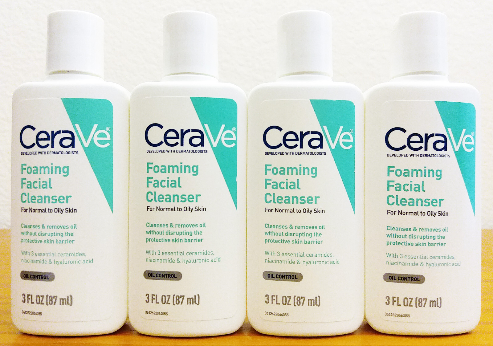 CeraVe Foaming Facial Cleanser for Normal to Oily Skin, 3 fl