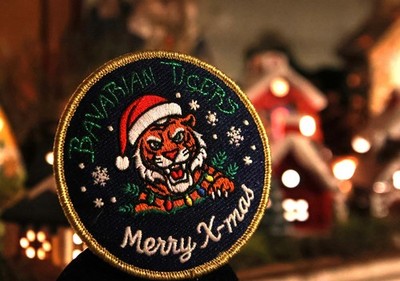 Bavarian Tigers, Merry X-mas, Patch, Eurofighter, Luftwaffe, TaktLwG74, NEU !!!