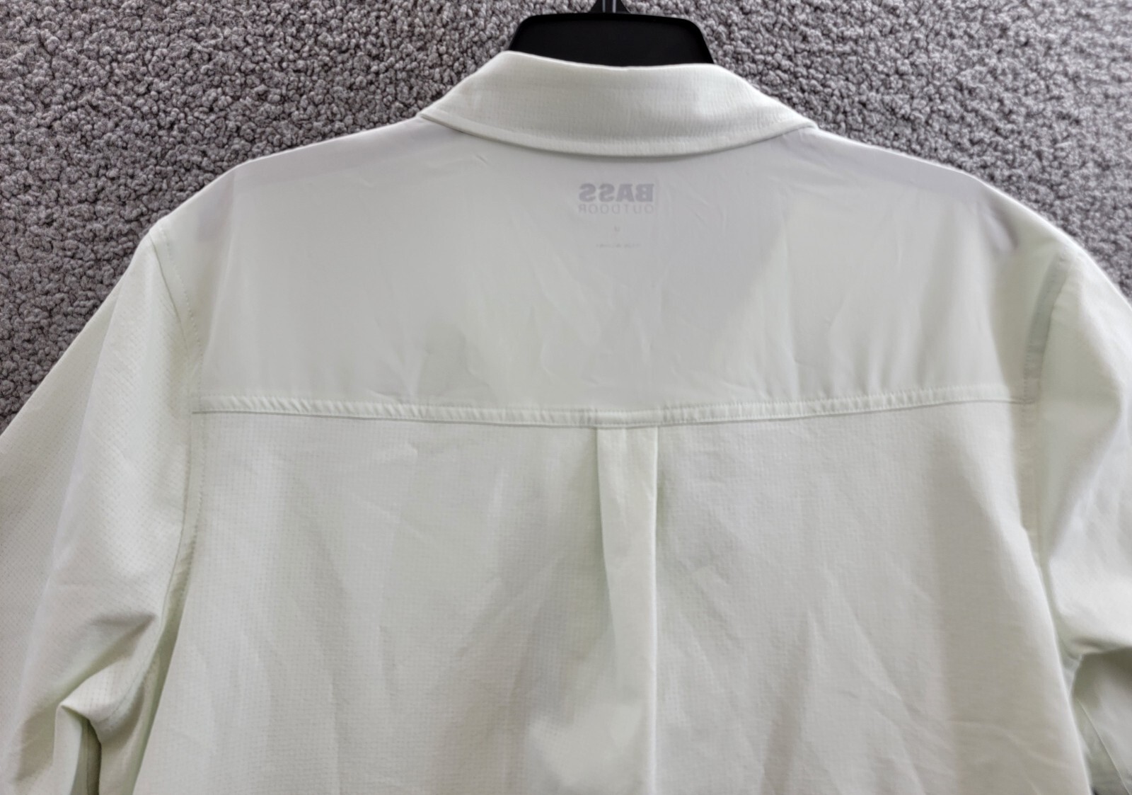 BASS OUTDOOR Trailer A.C. Short-Sleeve Shirt Men M Spread Collar Button Closure - Picture 11 of 17