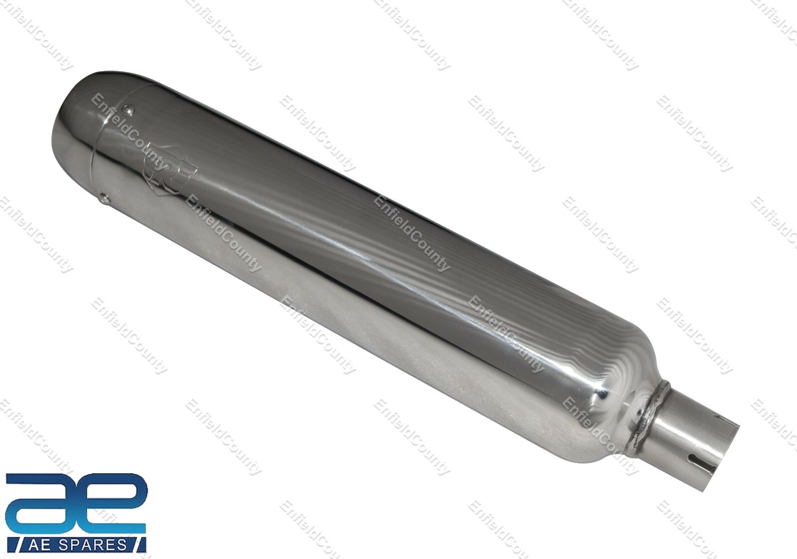For Royal Enfield Classic 350 500 cc Exhaust Silencer Tapered End Cap Silver  