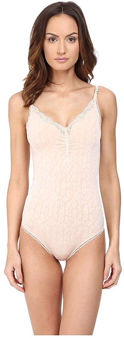 Stella McCartney 168512 Womens Stella Seamless Bodysuit Peony Size Small/Medium