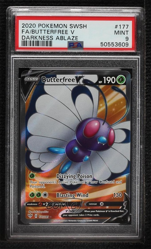 2020 Pokémon Sword & Shield - Darkness Ablaze Butterfree #177