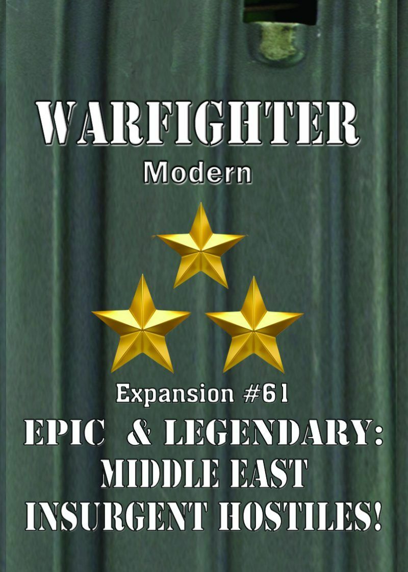 DVG Warfighter: Современное дополнение #61 К эпическому и легендарному боевику ME Insurgent Hostiles New