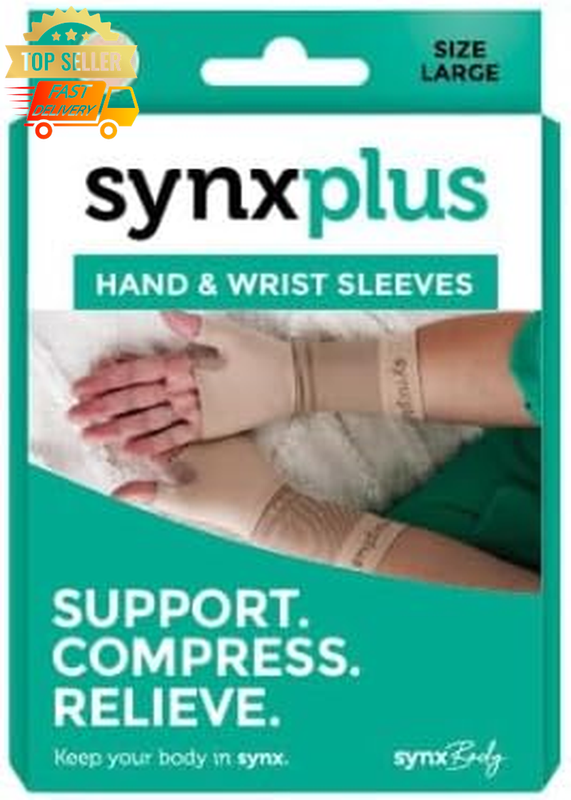 Wrist Compression Sleeve Carpal Tunnel Relief Arthritis Support - Large