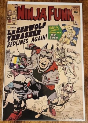 Ninja Funk #4 Street Level Heroes Avengers #4 Homage Signed by JPG McFly W/COA