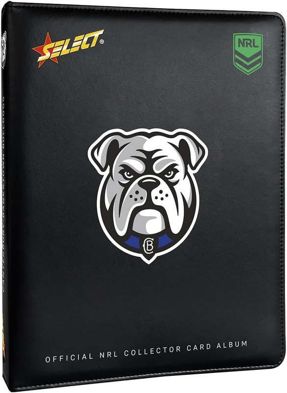 NRL Official Canterbury-Bankstown Bulldogs Collector Card Album, 225-Card Capaci