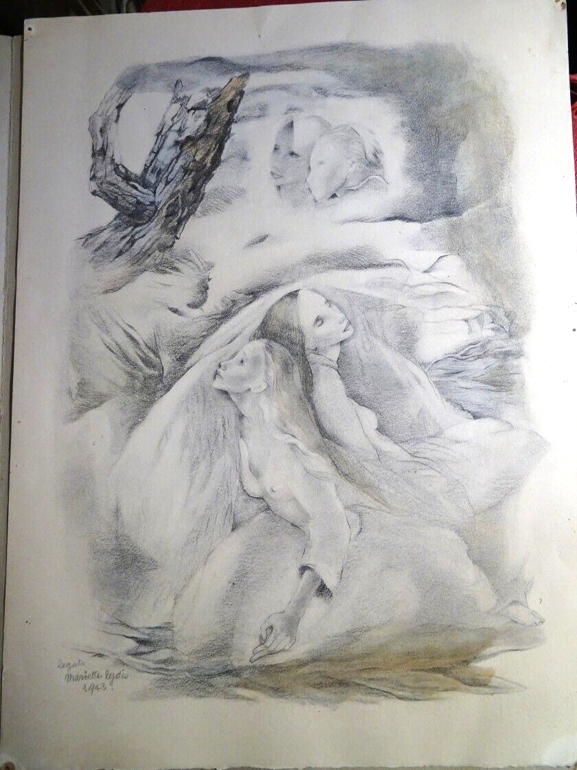 Mariette LYDIS 1887-1970 ORIGINAL LITHO YOUNG GIRLS HENRY de Mariette LYDIS 1887-1970 ORIGINAL LITHO YOUNG GIRLS HENRY de