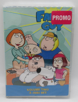 FAMILY GUY: VOLUME TWO, SEASON 3, 3-DISC DVD SET, 21 EPISODES, NUDISTS +, FS