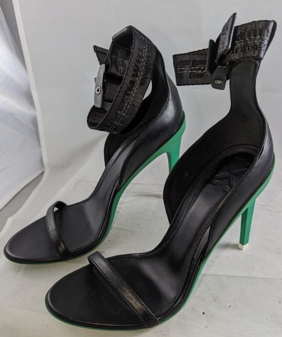 Pre-owned Off-white Virgil Ablow Industrial Sandals Black Size 36 Us 5.5 $1690