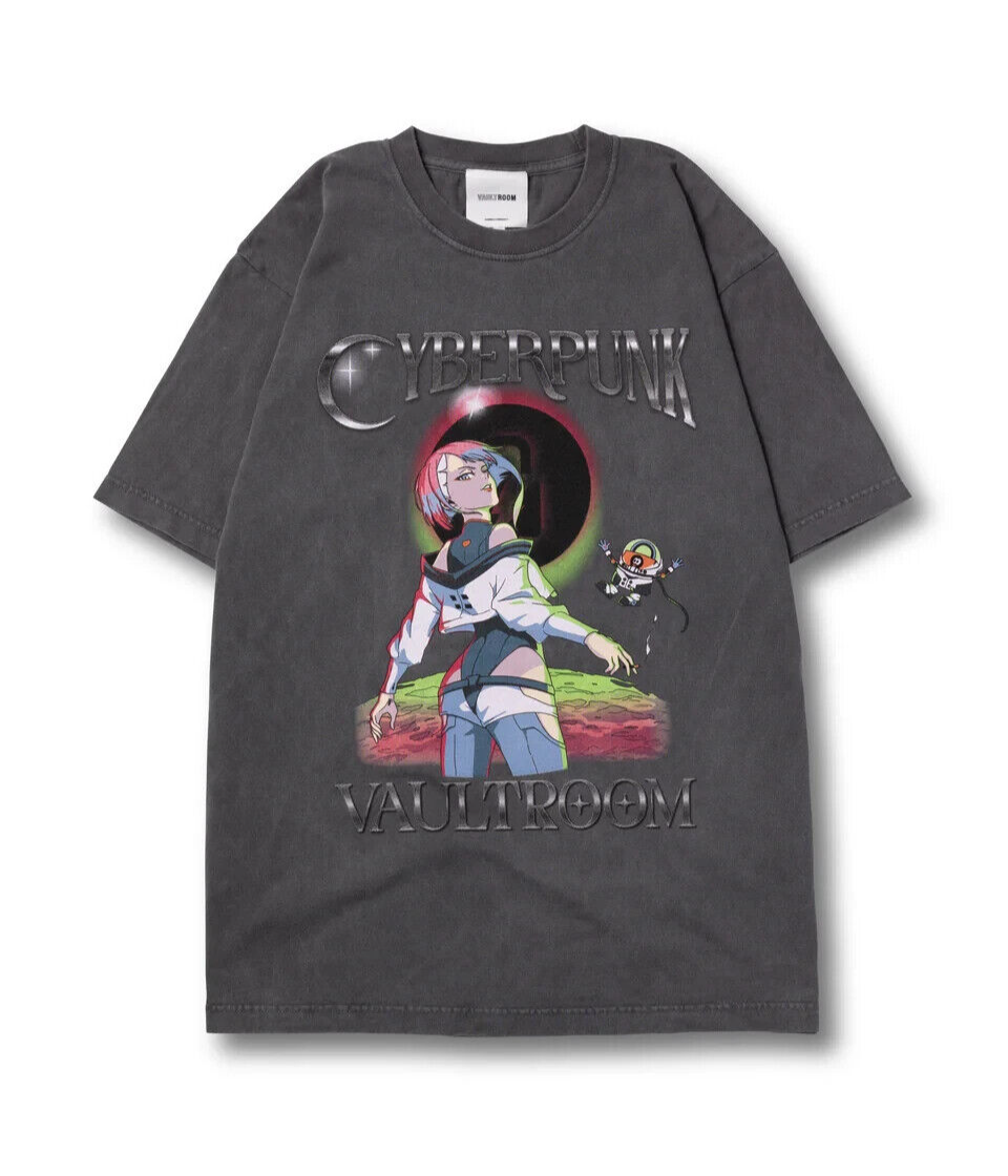 Vaultroom Cyberpunk Edgerunners LUCY TEE CHARCOAL Size XL | eBay