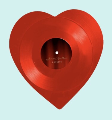 JONAS BROTHERS - LOVEBUG 10'' HEART SHAPED VINYL BRAND NEW taylor swift