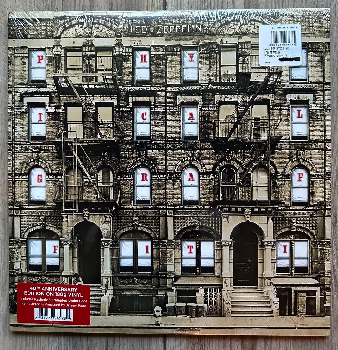 LED ZEPPELIN PHYSICAL GRAFFITI Vinyl Record Album LP 180
