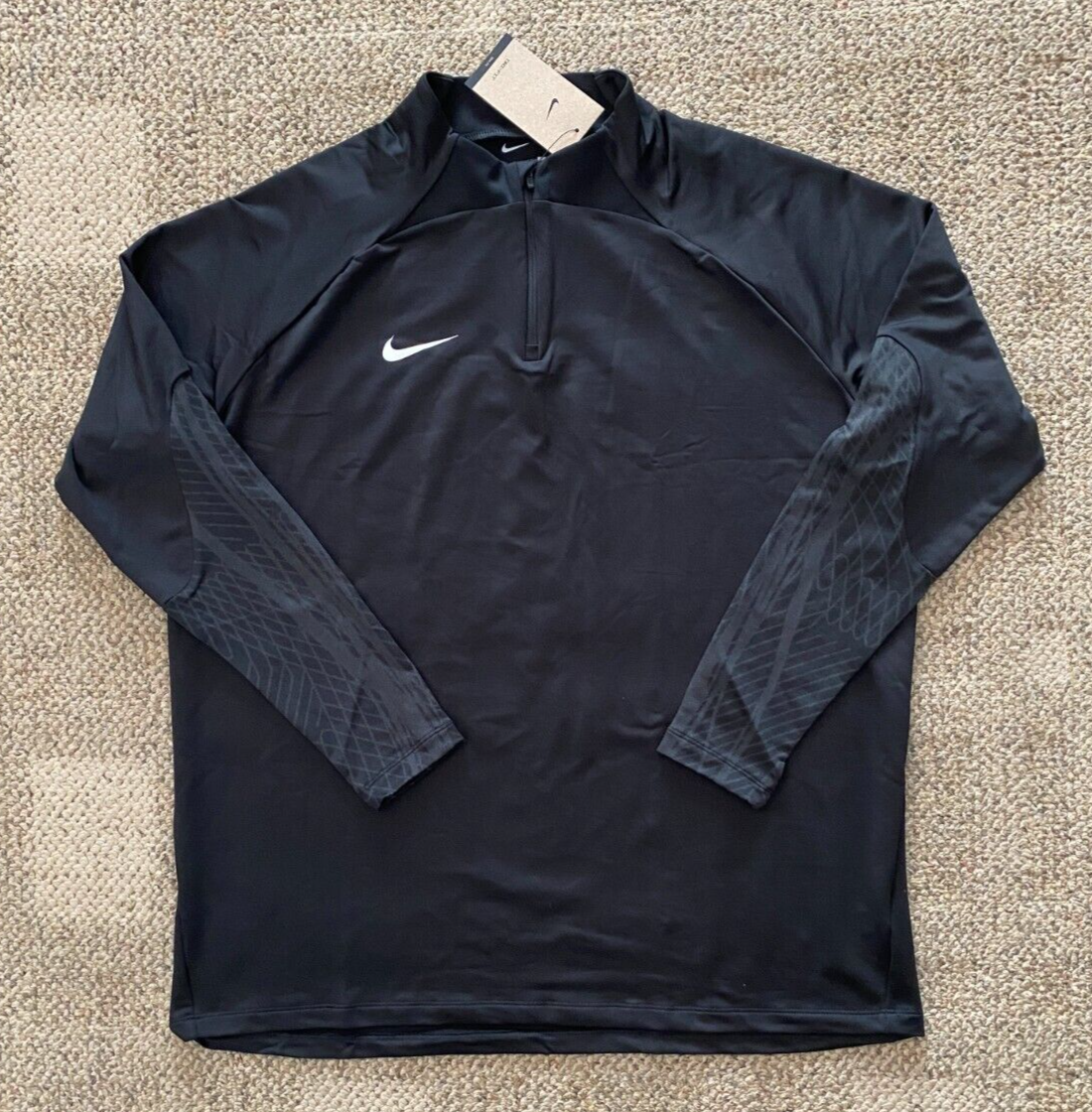 4/3迄値下げ‼️【激レア】XXLサイズ nike DRI-FITセットアップ 黒 Nike Strike Soccer Drill Top Shirt Fitted 1/4 Zip DV9225-010