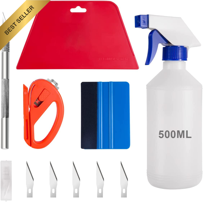 Window Tint Application Tools Kit,  5 Pcs Vehicle Glass Protective Film Installi