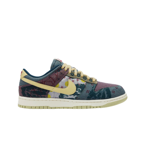 

Мужские кроссовки Nike Dunk Low SP Community Garden CZ9747-900, Multi-color/midnight turquoise-cardinal red-lemon wash, Nike Dunk Low SP Community Garden