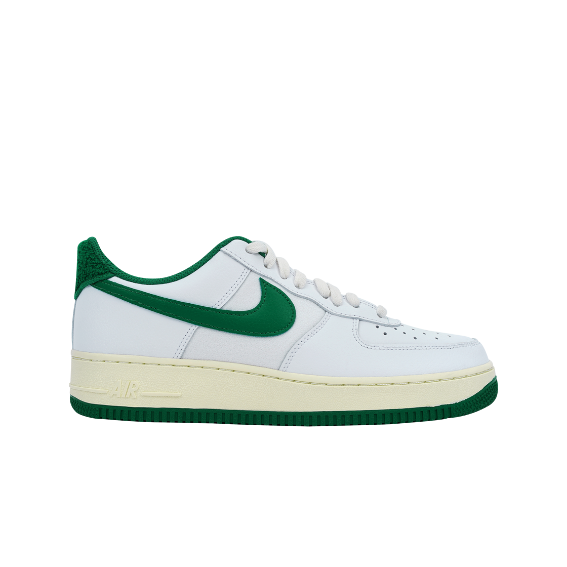 

Мужские кроссовки Nike Air Force 1 07 LV8 Varsity White Pine Green DO5220-131, White/pine green-sail-white, Nike Air Force 1 '07 LV8 Varsity White Pine Green